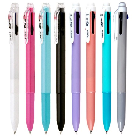 동아 D3-20 3색 하이브리드 펜 0.38/0.5mm[브렌드]동아연필