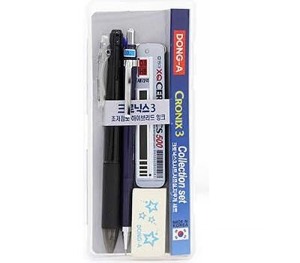 동아 크로닉스3 볼펜+샤프 세트 문구세트[브렌드]동아연필